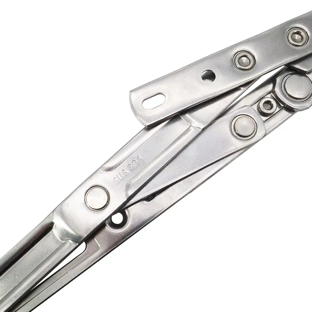 What are the differences between 304 and 430 stainless steel friction stays?