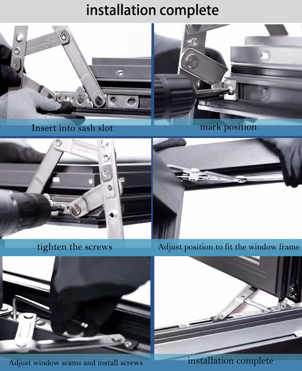 How to install friction stay?