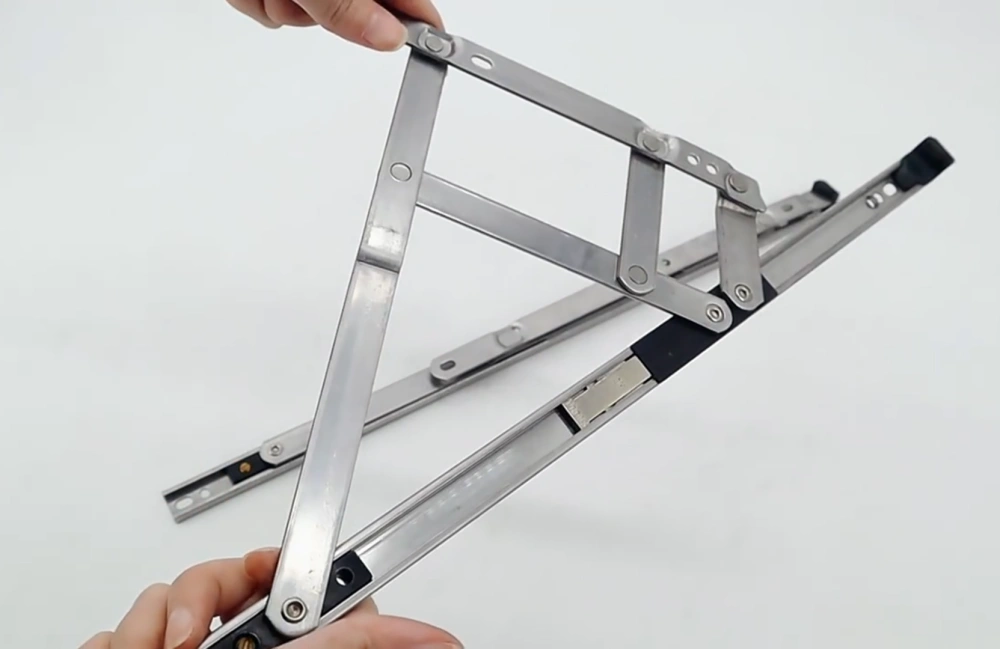 What An Adjustable Window Frition Stay Hinge with Lock Looks Like? – See Interhinge Video